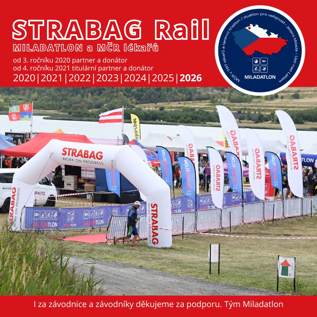 STRABAG Rail - titulární partner Miladatlon a MČR v TRT lékařů